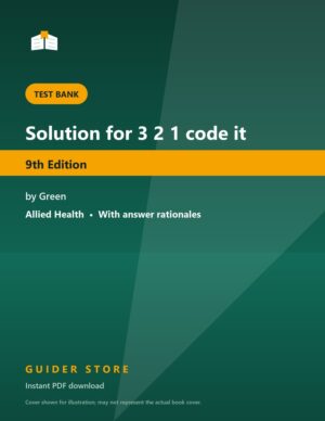 Solution for 3 2 1 code it 9th Edition - Guider Store