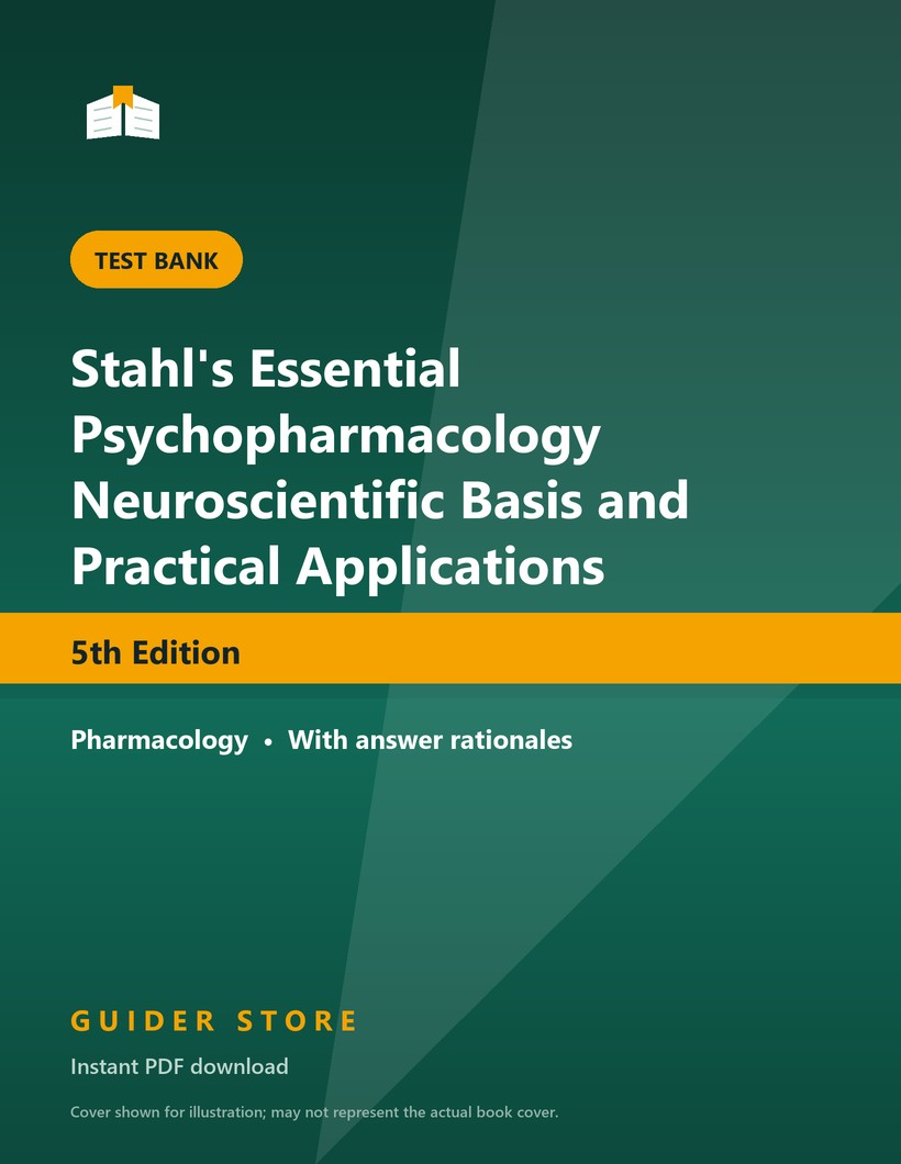Stahl's Essential Psychopharmacology Neuroscientific Basis and Practical Applications 5th Edition - Guider Store