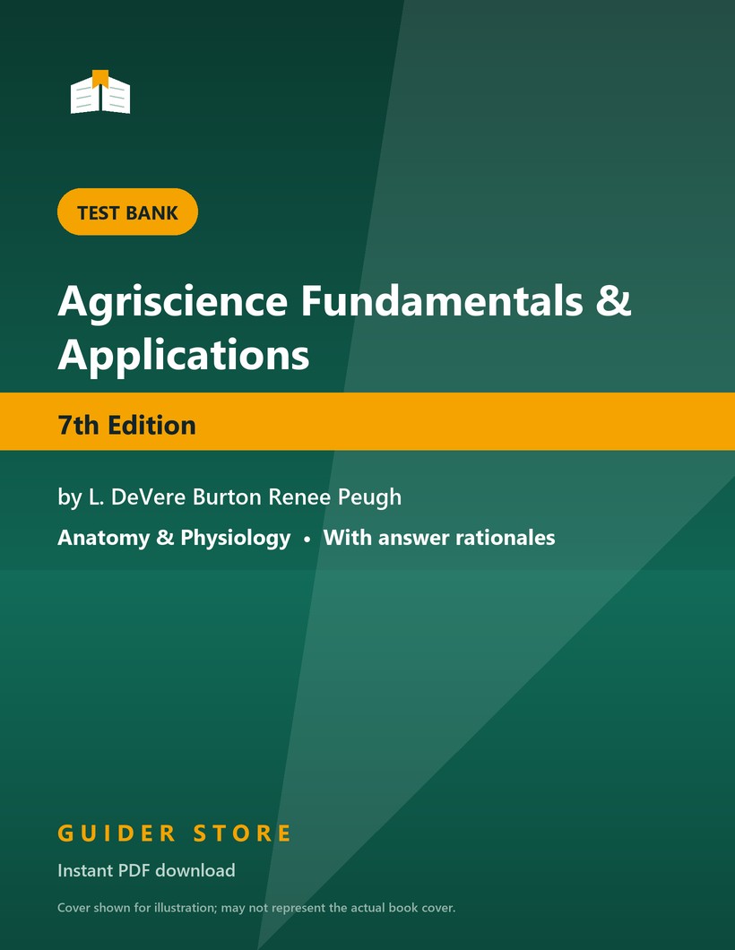 Agriscience Fundamentals & Applications 7th Edition - Guider Store