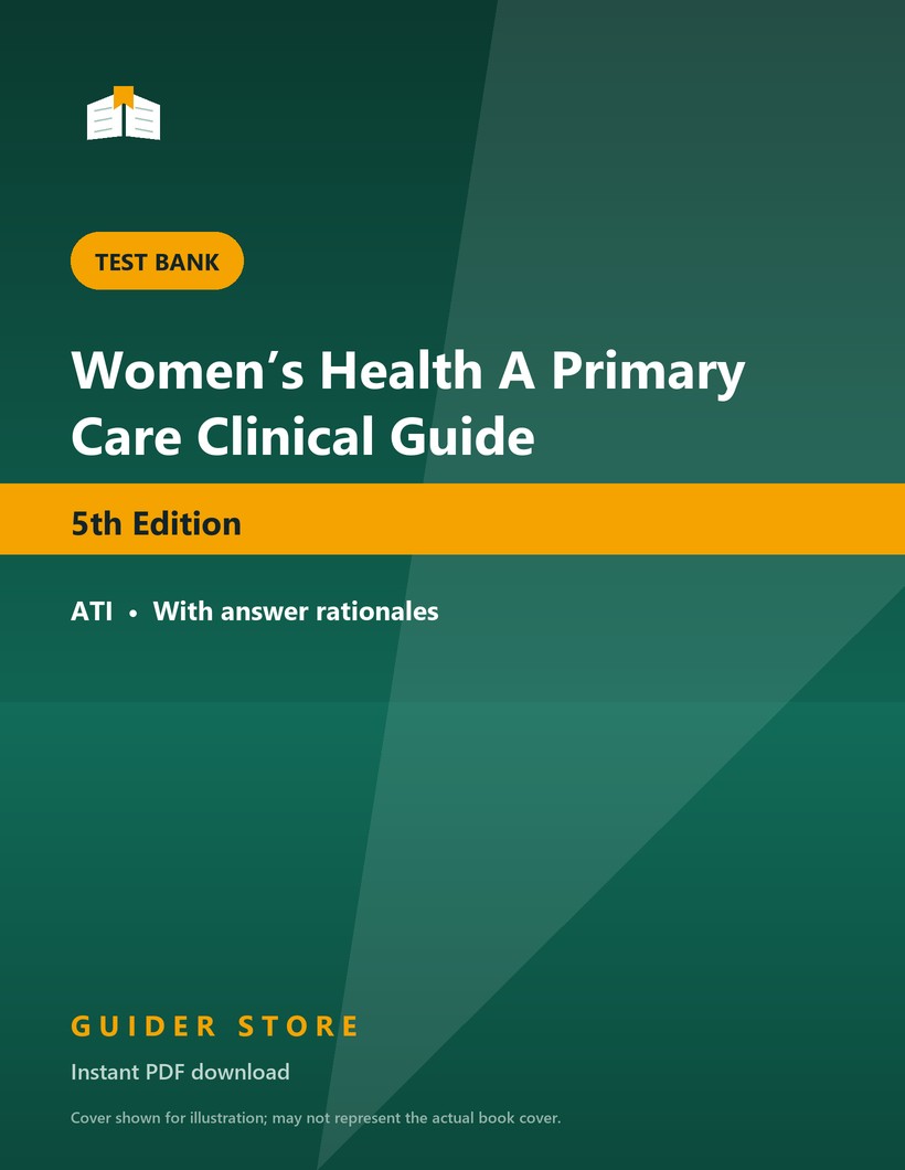 Women’s Health A Primary Care Clinical Guide 5th Edition - Guider Store