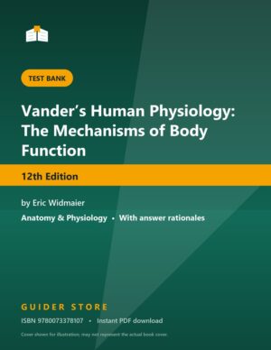 Vander’s Human Physiology: The Mechanisms of Body Function 12th Edition - Guider Store