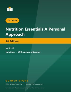 Nutrition Essentials A Personal Approach 1st Edition - Guider Store
