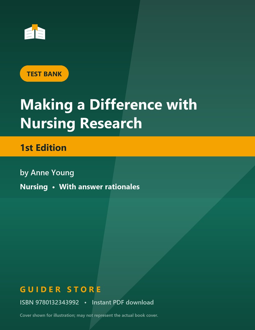 Making a Difference with Nursing Research 1st Edition - Guider Store