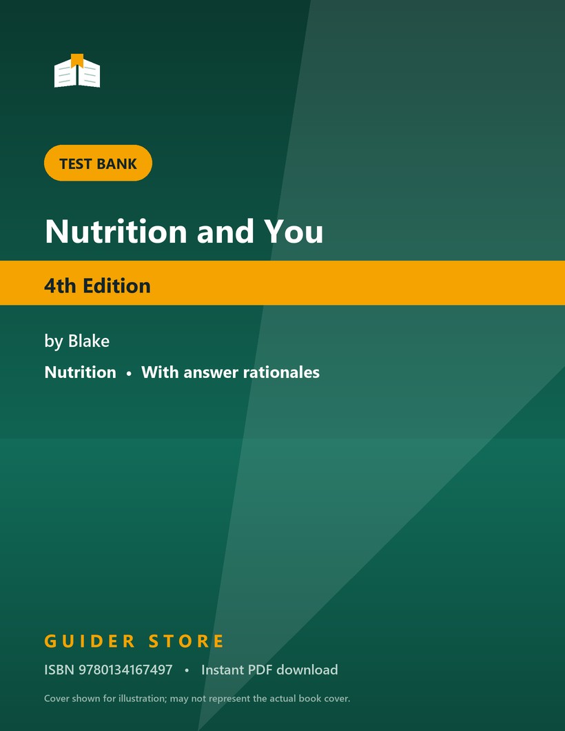 Nutrition and You 4th Edition - Guider Store
