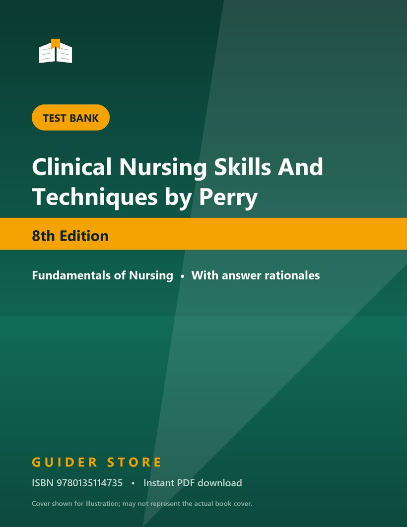 Clinical Nursing Skills And Techniques by Perry 8th Edition - Guider Store