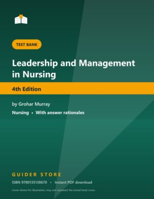Leadership and Management in Nursing 4th Edition - Guider Store