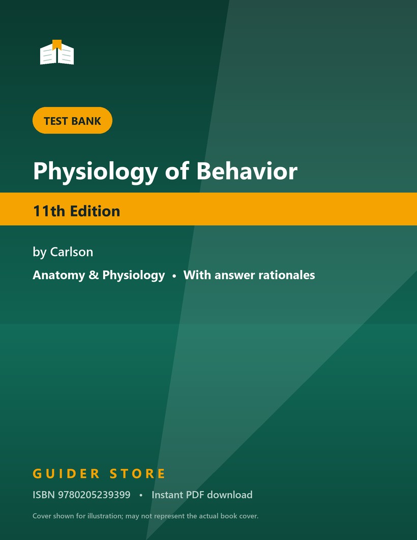 Physiology of Behavior 11th Edition - Guider Store