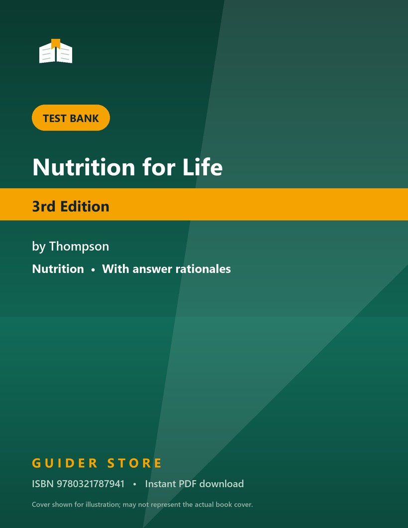 Nutrition for Life 3rd Edition - Guider Store
