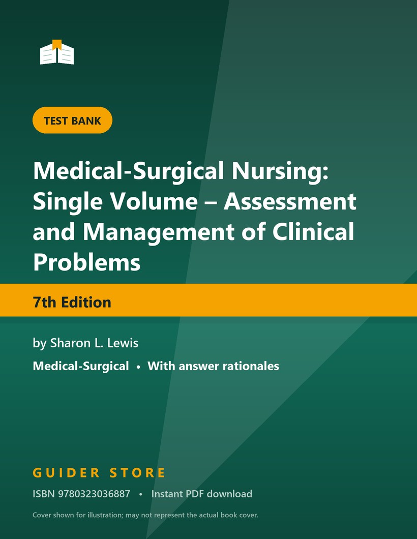 Medical-Surgical Nursing: Single Volume – Assessment and Management of Clinical Problems 7th Edition - Guider Store