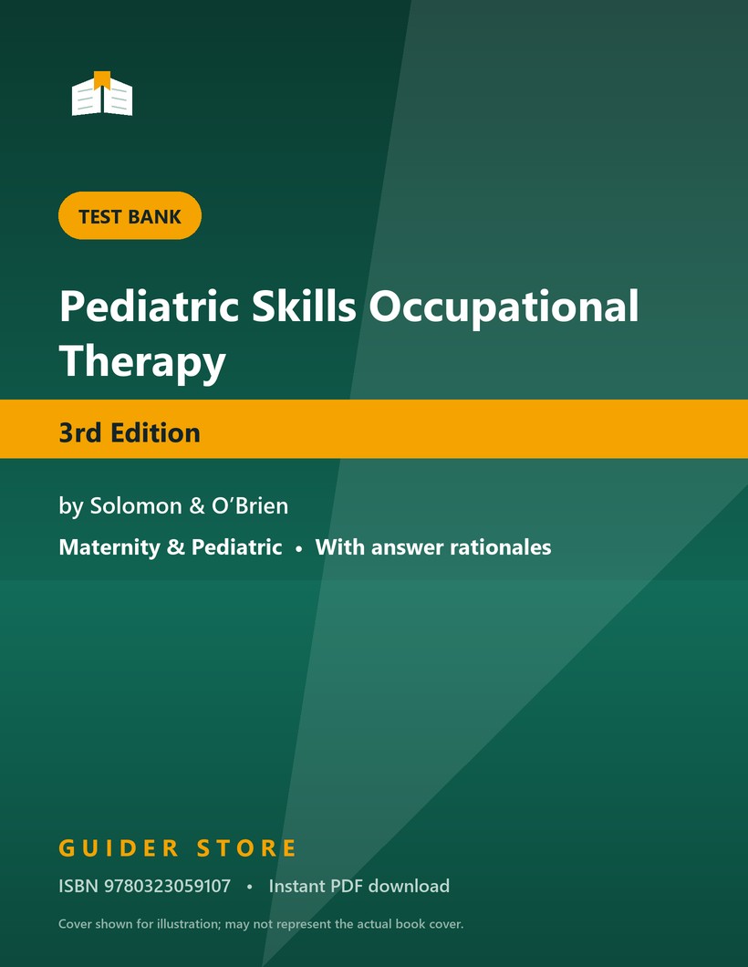 Pediatric Skills Occupational Therapy 3rd Edition - Guider Store