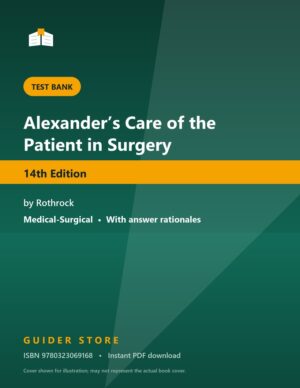 Alexander’s Care of the Patient in Surgery 14th Edition - Guider Store