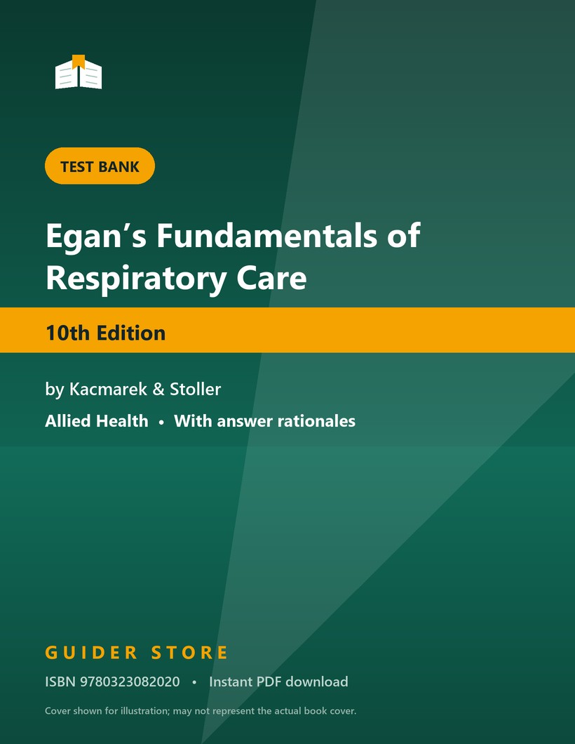 Egan’s Fundamentals of Respiratory Care 10th Edition - Guider Store
