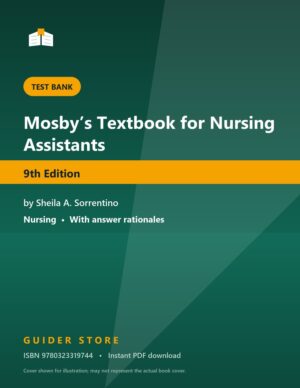 Mosby’s Textbook for Nursing Assistants 9th Edition - Guider Store