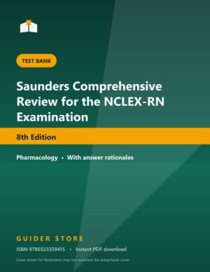 Saunders Comprehensive Review for the NCLEX-RN Examination 8th Edition - Guider Store