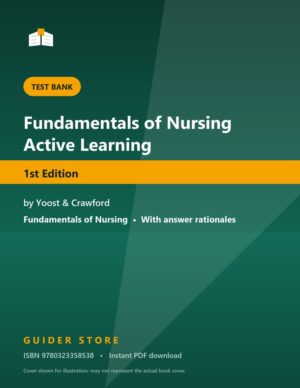 Fundamentals of Nursing Active Learning 1st Edition - Guider Store