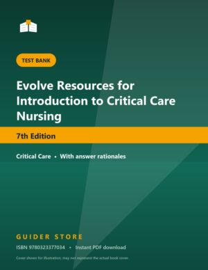 Evolve Resources for Introduction to Critical Care Nursing 7th Edition - Guider Store