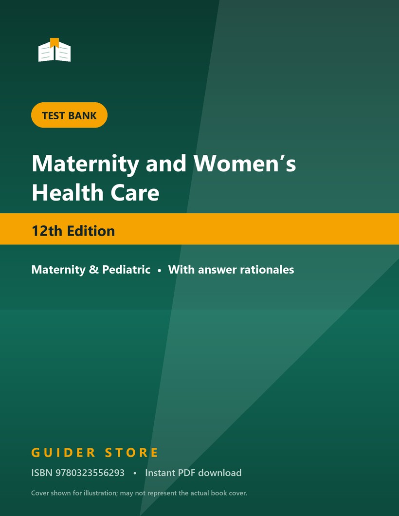 Maternity and Women’s Health Care 12th Edition - Guider Store