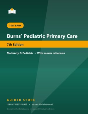 Burns’ Pediatric Primary Care 7th Edition - Guider Store