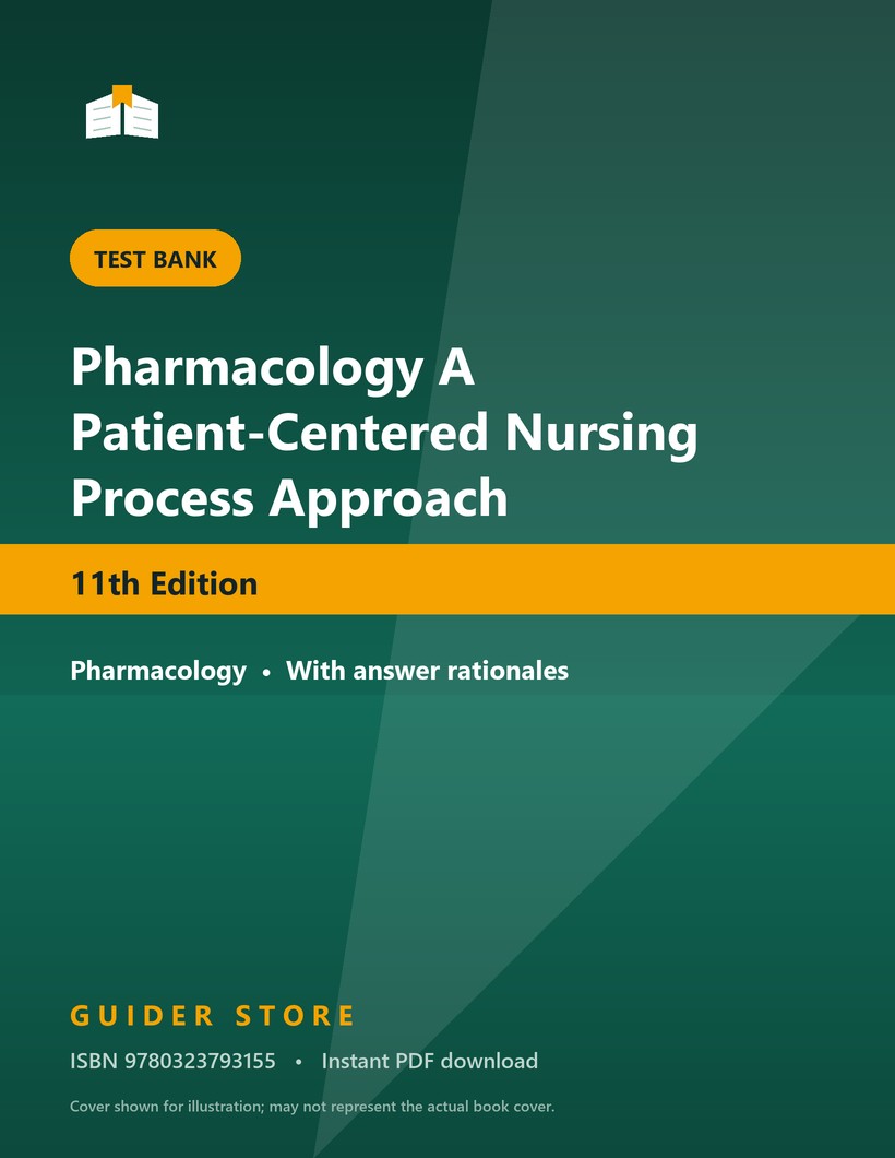 Pharmacology A Patient-Centered Nursing Process Approach 11th Edition - Guider Store