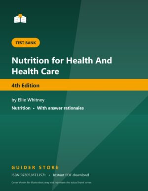 Nutrition for Health And Health Care 4th Edition - Guider Store