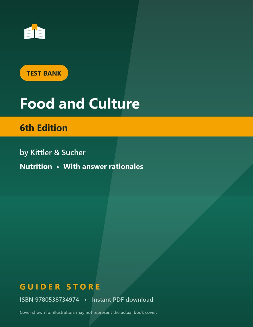 Food and Culture 6th Edition - Guider Store