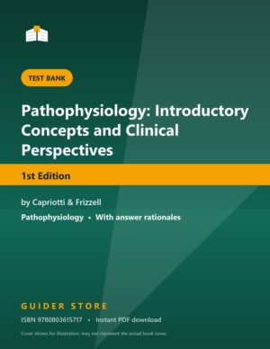 Pathophysiology: Introductory Concepts and Clinical Perspectives 1st Edition - Guider Store
