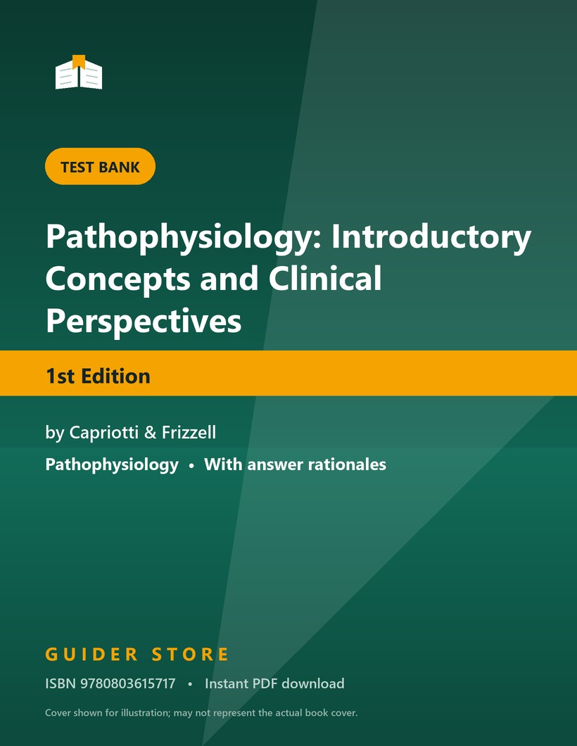 Pathophysiology: Introductory Concepts and Clinical Perspectives 1st Edition - Guider Store