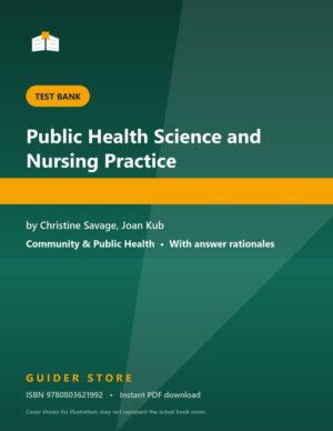 Public Health Science and Nursing Practice - Guider Store