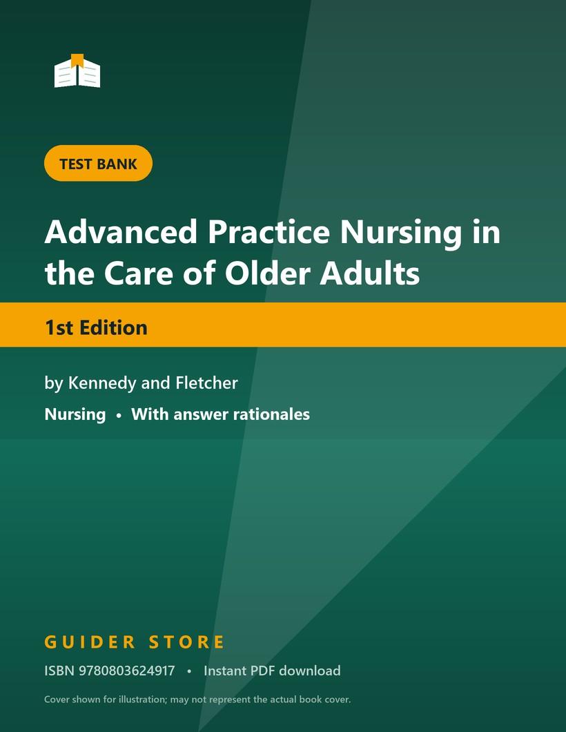 Advanced Practice Nursing in the Care of Older Adults 1st Edition - Guider Store