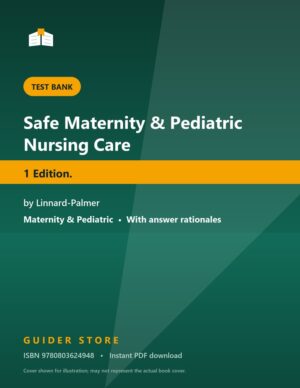 Safe Maternity & Pediatric Nursing Care 1 Edition. - Guider Store