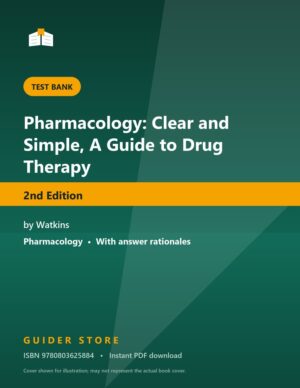 Pharmacology: Clear and Simple, A Guide to Drug Therapy 2nd Edition - Guider Store