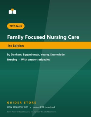 Family Focused Nursing Care 1st Edition - Guider Store
