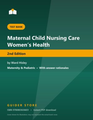 Maternal Child Nursing Care Women’s Health 2nd Edition - Guider Store