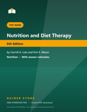 Nutrition and Diet Therapy 6th Edition - Guider Store
