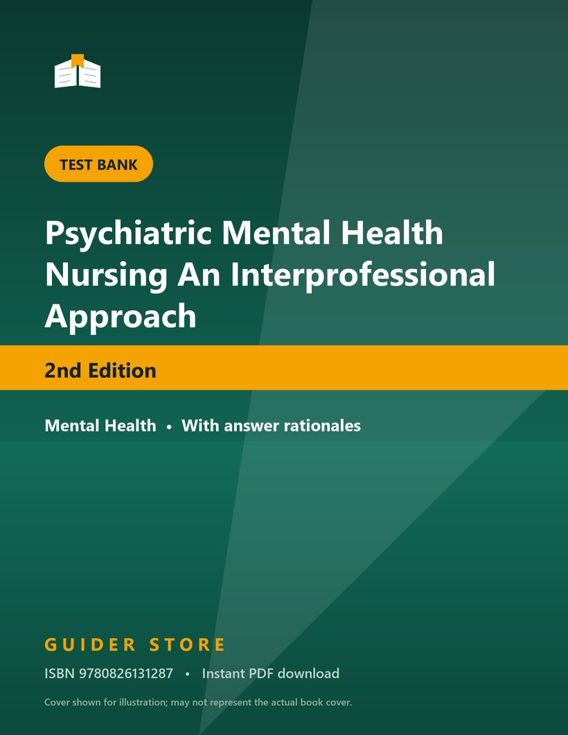 Psychiatric Mental Health Nursing An Interprofessional Approach 2nd Edition - Guider Store
