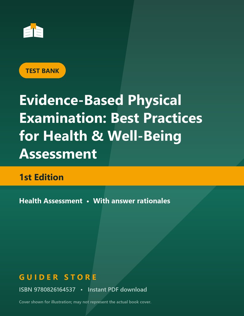 Evidence-Based Physical Examination: Best Practices for Health & Well-Being Assessment 1st Edition - Guider Store