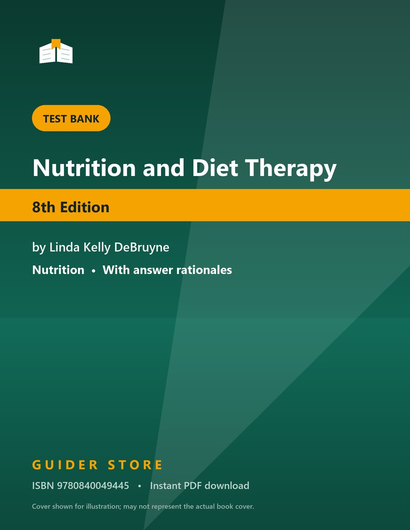 Nutrition and Diet Therapy 8th Edition - Guider Store