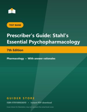 Prescriber’s Guide: Stahl’s Essential Psychopharmacology 7th Edition - Guider Store