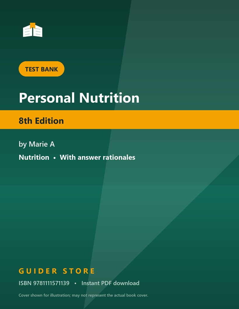 Personal Nutrition 8th Edition - Guider Store