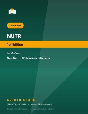 NUTR 1st Edition - Guider Store