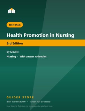 Health Promotion in Nursing 3rd Edition - Guider Store