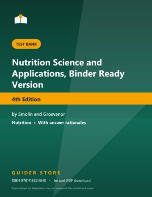 Nutrition Science and Applications, Binder Ready Version 4th Edition - Guider Store