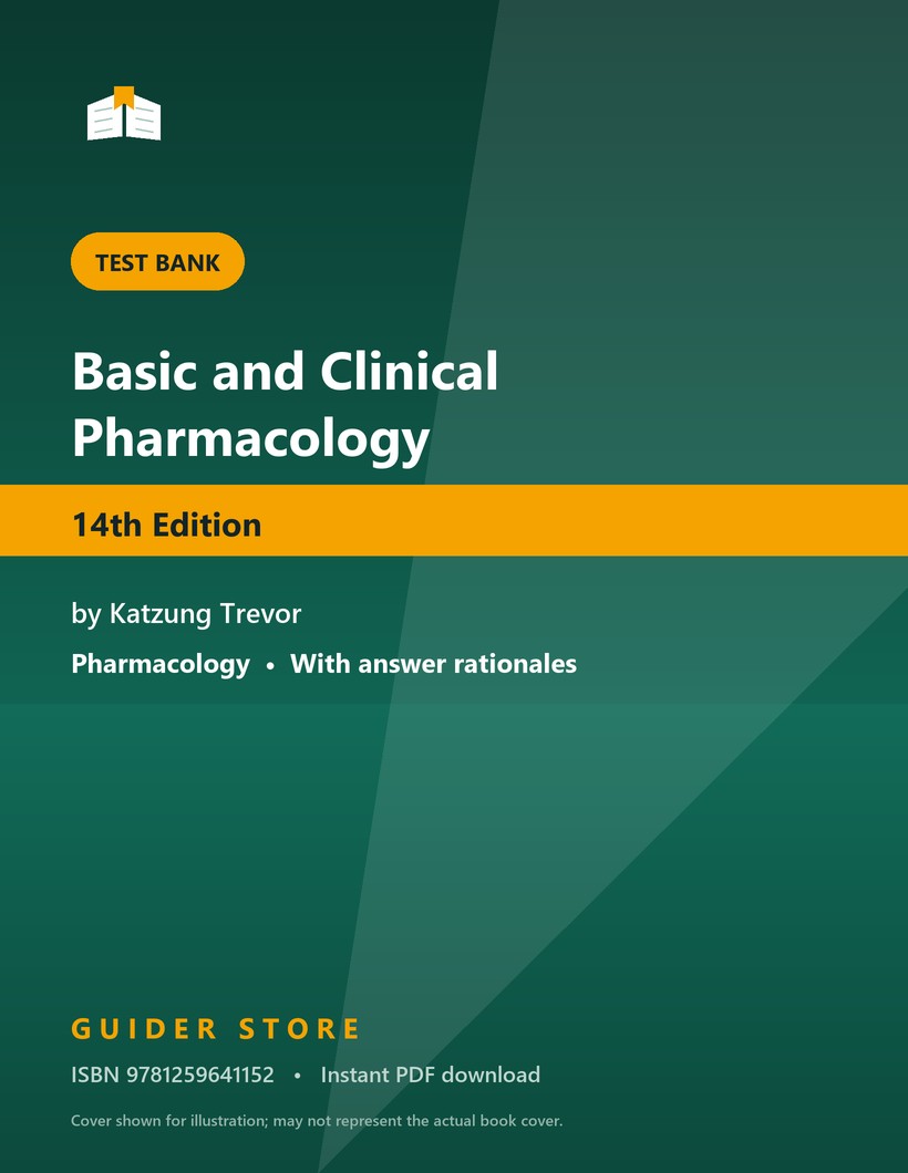 Basic and Clinical Pharmacology 14th Edition - Guider Store