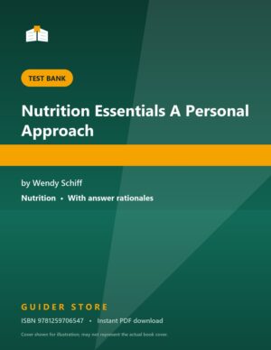 Nutrition Essentials A Personal Approach - Guider Store