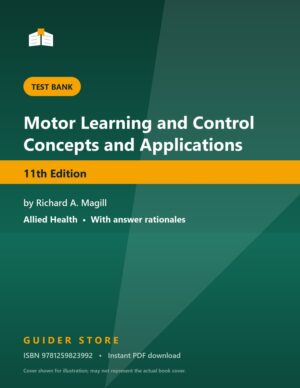 Motor Learning and Control Concepts and Applications 11th Edition - Guider Store