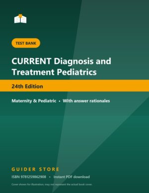 CURRENT Diagnosis and Treatment Pediatrics 24th Edition - Guider Store