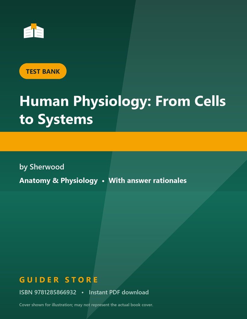 Human Physiology: From Cells to Systems - Guider Store