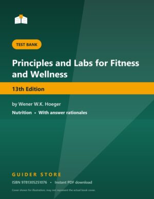 Principles and Labs for Fitness and Wellness 13th Edition - Guider Store