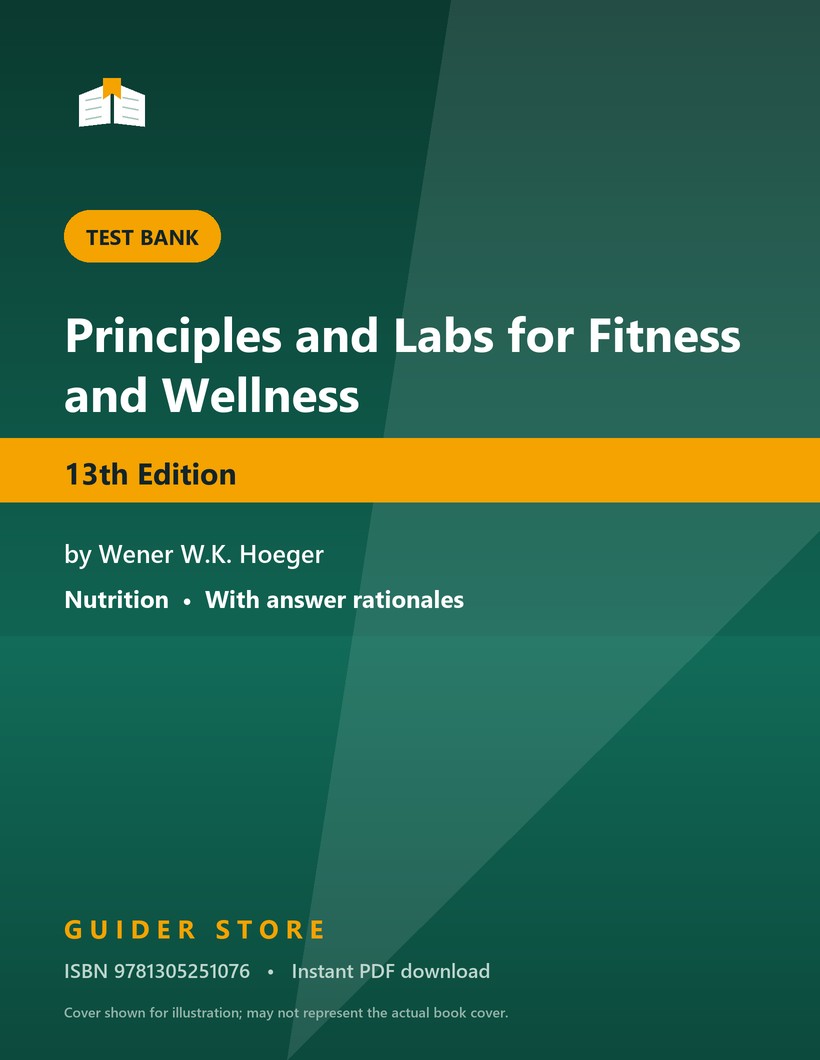 Principles and Labs for Fitness and Wellness 13th Edition - Guider Store