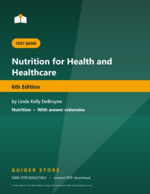 Nutrition for Health and Healthcare 6th Edition - Guider Store